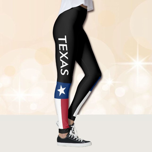 TEXAS The Lone Star State Leggings Red White Blue (Creator Uploaded)