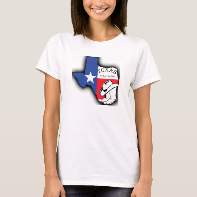 Texas, The Lone Star State T-Shirt (Front)