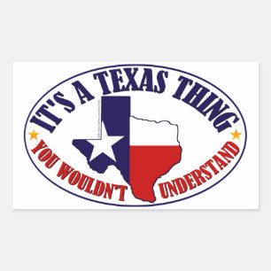 Texas Thing Rectangular Sticker