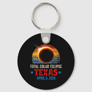 Texas Total Solar Eclipse April 8 2024 Texas Solar Key Ring