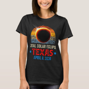 Texas Total Solar Eclipse April 8 2024 Texas Solar T-Shirt