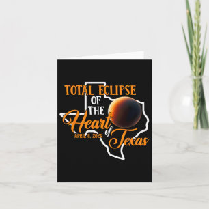 Texas Total Solar Eclipse April 8 2024 Usa Map Tot Card