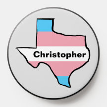 Texas Trans Pride Flag with Name