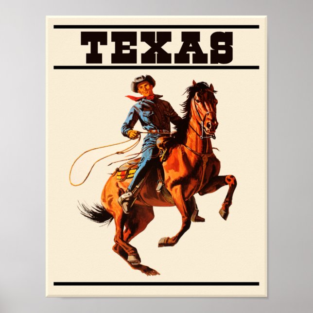 Texas travel poster (Front)