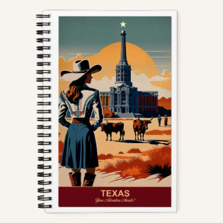 Texas Travel: Your Adventure Awaits Notebook