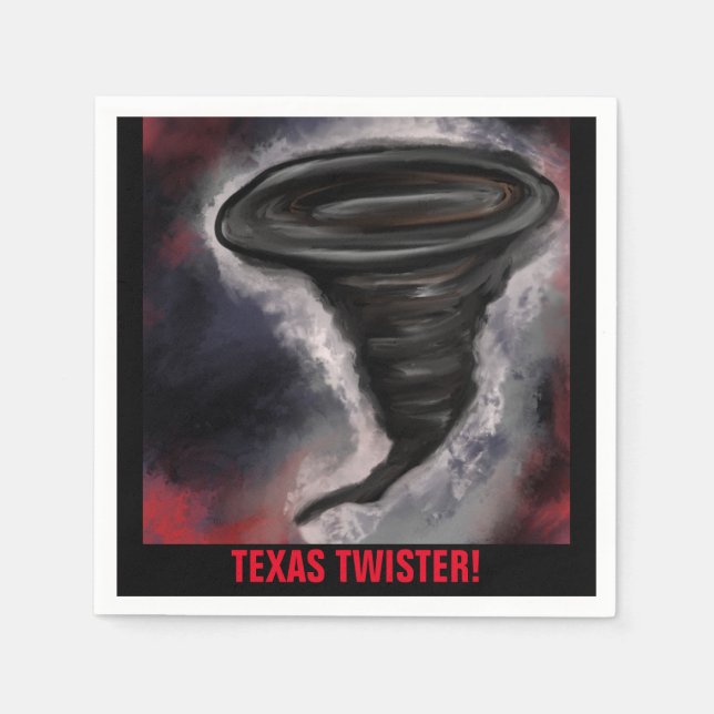 TEXAS TWISTER NAPKIN (Front)
