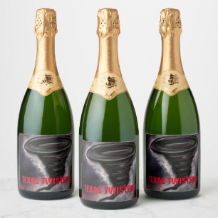 TEXAS TWISTER SPARKLING WINE LABEL