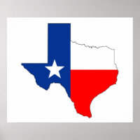 texas united states america map flag label shape