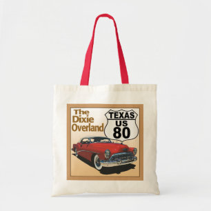 Texas US Route 80 - The Dixie Overland Tote Bag