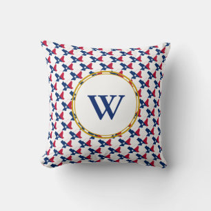 TEXAS USA Blessed Nation Monogram Christian Cushion