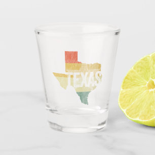 Texas USA Retro Vintage Lone Star State Shot Glass