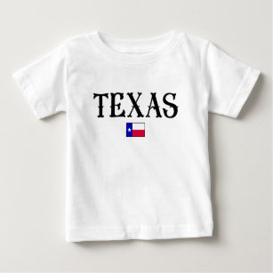 Texas USA State Map Flag Baby T-Shirt