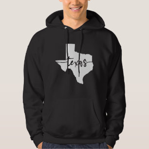 Texas USA State Map Hoodie