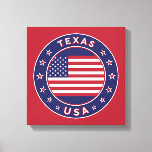Texas, USA States, poster, canvas Print