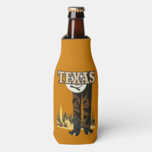 Texas USA Vintage Travel bottle cooler