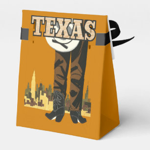 Texas USA Vintage Travel favour box