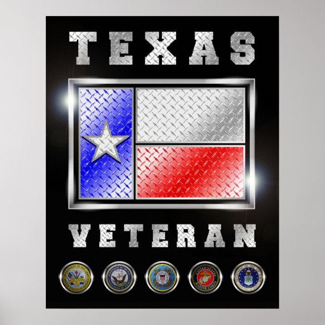 Texas Veteran Poster (Front)