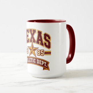 Texas Vintage Athletic Dept Maroon Mug