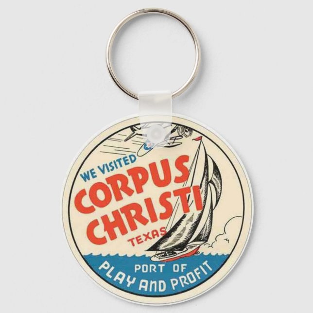 TEXAS Vintage Keychain (Front)