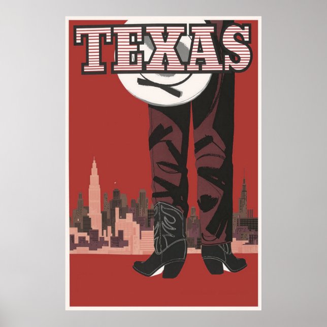 Texas Vintage Poster (Front)