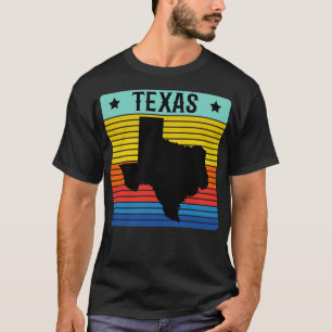 Texas Vintage Retro Style State Texan T-Shirt