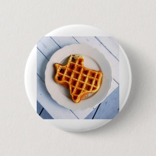 Texas Waffle 6 Cm Round Badge