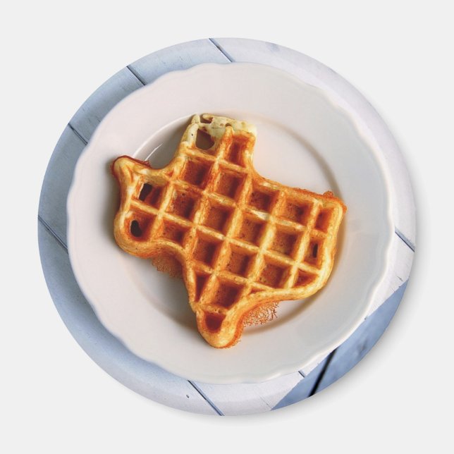 Texas Waffle Magnet (Front)