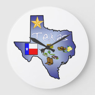 Texas Wall Clock