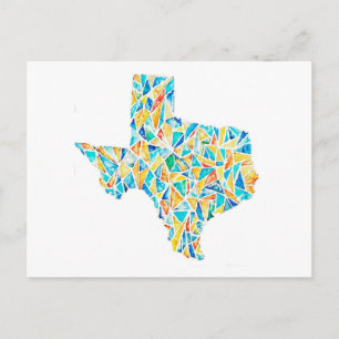 Texas Watercolor Customisable Postcard