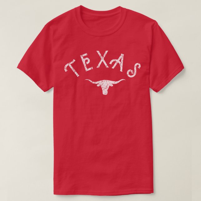 Texas Western Bull Vintage Pride T-Shirt (Design Front)