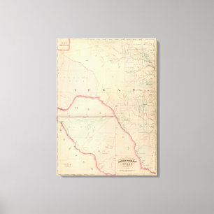 Texas, Western Portion Canvas Print