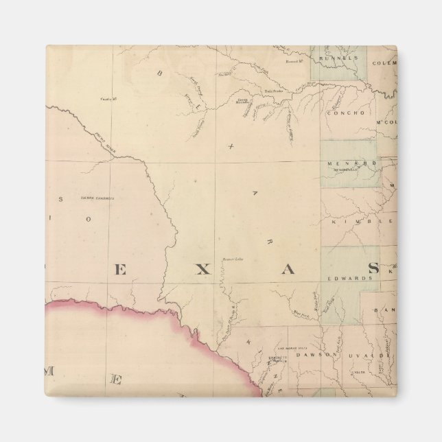 Texas, Western Portion Magnet (Front)