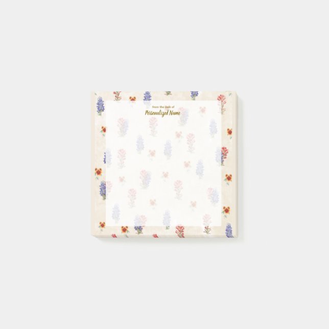Texas Wild Flowers  Post-it Notes (Front)