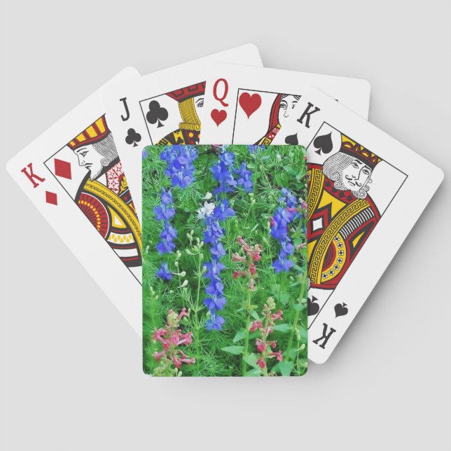 Texas Wildflowers Playing Cards (Back)