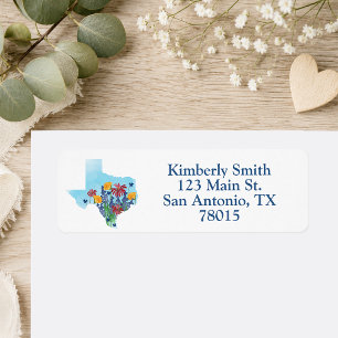 Texas Wildflowers Return Address