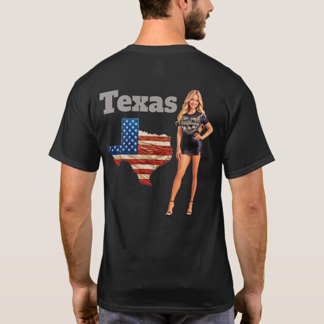 TEXAS Wildflowers T-Shirt (Back)