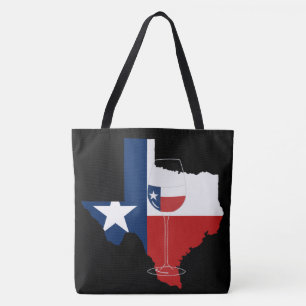 Texas Wine Tote Bag