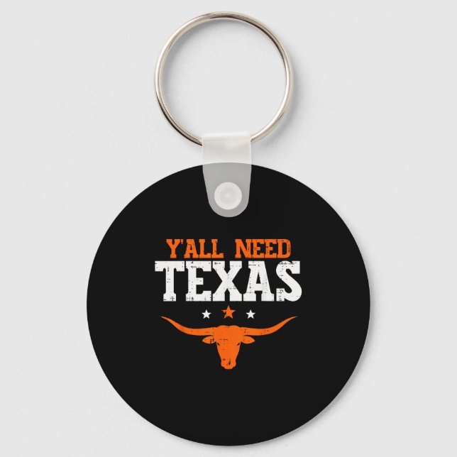 Texas Women Kids Men Boys Girls Youth Teen  Key Ring (Front)