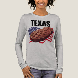 Texas Women's Bella+Canvas Long Sleeve Tri-Blend Shirt