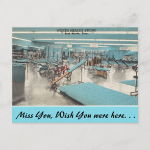 Texas, Worth Health Studio, Fort Worth Postcard