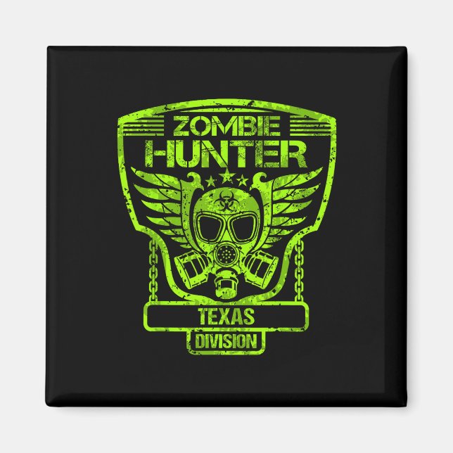Texas Zombie Hunter  Magnet (Front)