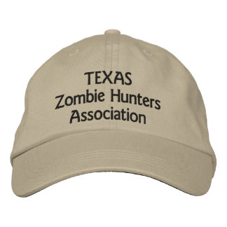 Texas Zombie Hunters Association Embroidered Hat