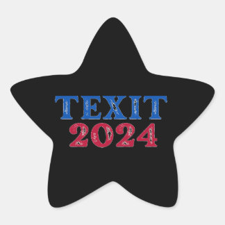 Texit 2024 Texas Star Sticker