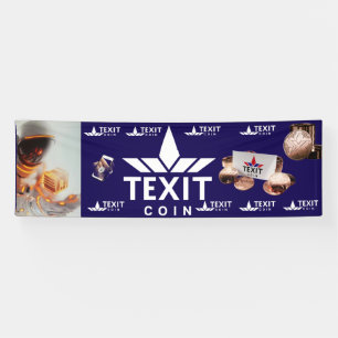 TeXit Coin Official Logo With Astronaut TXC Banner