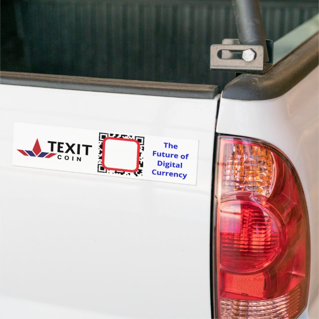 TexitCoin Official Logo  Bumper Sticker (On Truck)