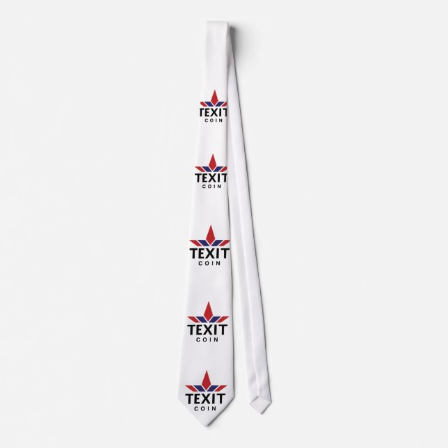 TexitCoin  Official Logo Neck Tie (Front)