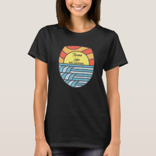 Texoma Lake Oklahoma Ok Sunset Vacation Souvenir T-Shirt