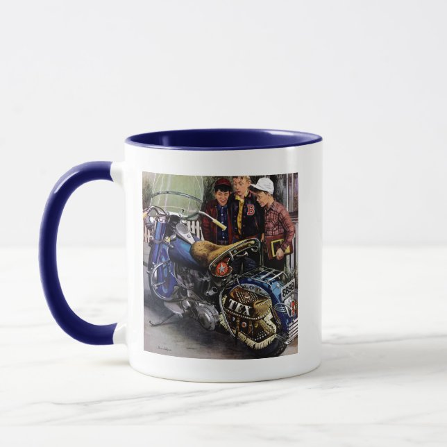 Tex's Motorcycle Mug (Left)