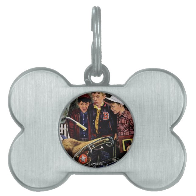 Tex's Motorcycle Pet Tag (Front)