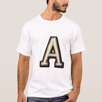 Text "A"  T-Shirt